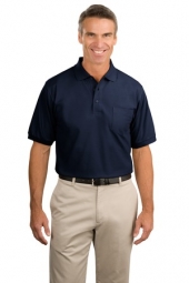 Port Authority Silk Touch Pique Knit Sport Shirt With Pocket