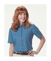 Ladies Ss Denium Shirt