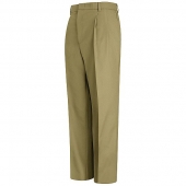 Mens Pleated Khaki