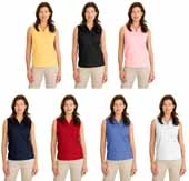 Port Authority® - Ladies Silk Touch™ Sleeveless Sport Shirt