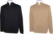 Mens Quarter Zip Mock Sweater