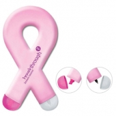 Awareness Ribbon Shaped Double Sided Pen & Highlighter Combo