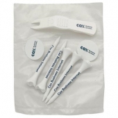 5 Performance Tees 3 1/4", 2 Ball Markers, 1 Single Prong Plastic