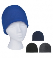 Double Layer Fleece Beanie_Embroidered