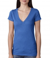 Women’s Triblend Deep V-Neck T-Shirt