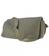 Authentic Pigment Pigment-Dyed Raw-Edge Messenger Bag