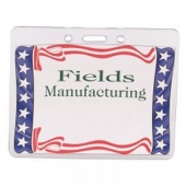 4-1/4" X 3-1/2" Vinyl Badge Pouch