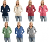 District Threads Ladies Vintage French Terry FUll-Zip