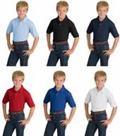 Port Authority® - Youth Pique Knit Sport Shirt