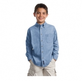 Port & Company - Youth Long Sleeve Value Denim