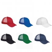 Big Accessories 6-Panel Structured Trucker Cap