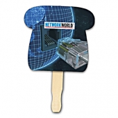 Telephone Shape Hand Fan, Full Color Digital