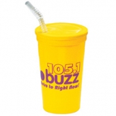 Clear Stadium Cup Straw (8.75")