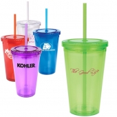Prime Line 16oz Double Wall Cool Acrylic Tumbler ( 25-Pack )