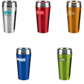 Dual-Grip Travel Tumbler - 15 Oz.