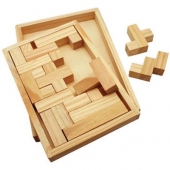 Wood Shapes Challenge Puzzle