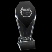 Crystal Trophy (Large Heart)