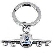 Jeweled Airplane Key Chain