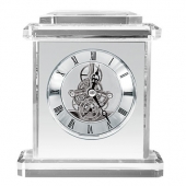 Jumbo Crystal Gear Clock