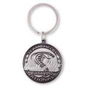 Brass Enamel Key Tags - 1 1/2"