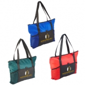 Feather Flight Zippered Tote Bag