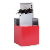 Tinted Gloss Folding Gift Box 6" X 6" X 6"