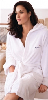 Hooded Coral Fleece Robe