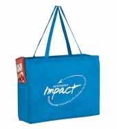 Non-Woven Over-the-Shoulder Tote Bag with Side Pockets