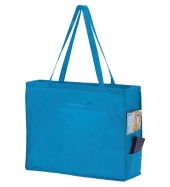Non-Woven Over-the-Shoulder Tote Bag with Side Pockets