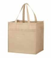 Heavy Duty Non-Woven Grocery Tote Bag with Poly Board Insert