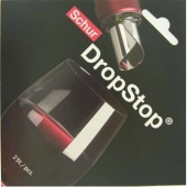 2 Pack DropStop® Wine Pourer w/Grape Motif & Solid Rack Card