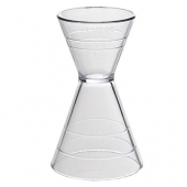 Plastic Super Double Jigger w/Graduated Measurements