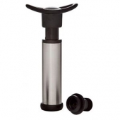 VinoVac™ Stainless Steel Wine Saver System w/Pump & 2 Stoppers