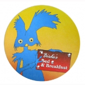 60 PT. 4" High Density Pulp Board Coasters Round