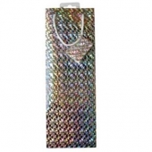 The Everyday Wine Bottle Silver Hologram Gift Bag Collection