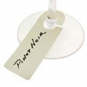 Set of 100 Wine Flight Stemware Tags