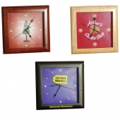 Square Wood Clock