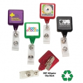“Best” Square Badge Reel (opaque colors)
