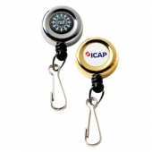 Chrome Metal Badge Reel