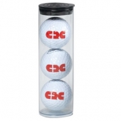 3 Golf Balls in Tube