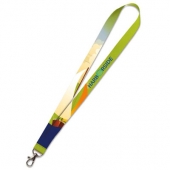 1" Polyester 4 Color Lanyard