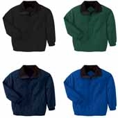 Harriton Fleece-Lined Nylon Jacket