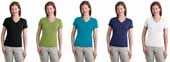 Port Authority-Ladies Modern Stretch Cotton V-Neck Shirt