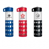 Sip-N-Go Glass Water Bottle - 20 Oz.