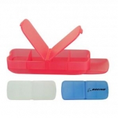 Pill Box With Bandage Dispenser