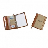 Cotton Canvas Zipper Padfolio