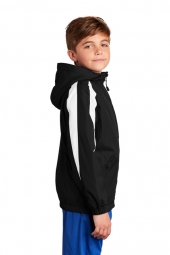 Sport-Tek® Youth Fleece-Lined Colorblock Jacket