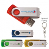 16 GB Translucent Folding USB 2.0 Flash Drive