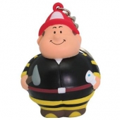 Fireman Bert Stress Reliever Keychain
