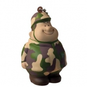 Army Bert Stress Reliever Keychain